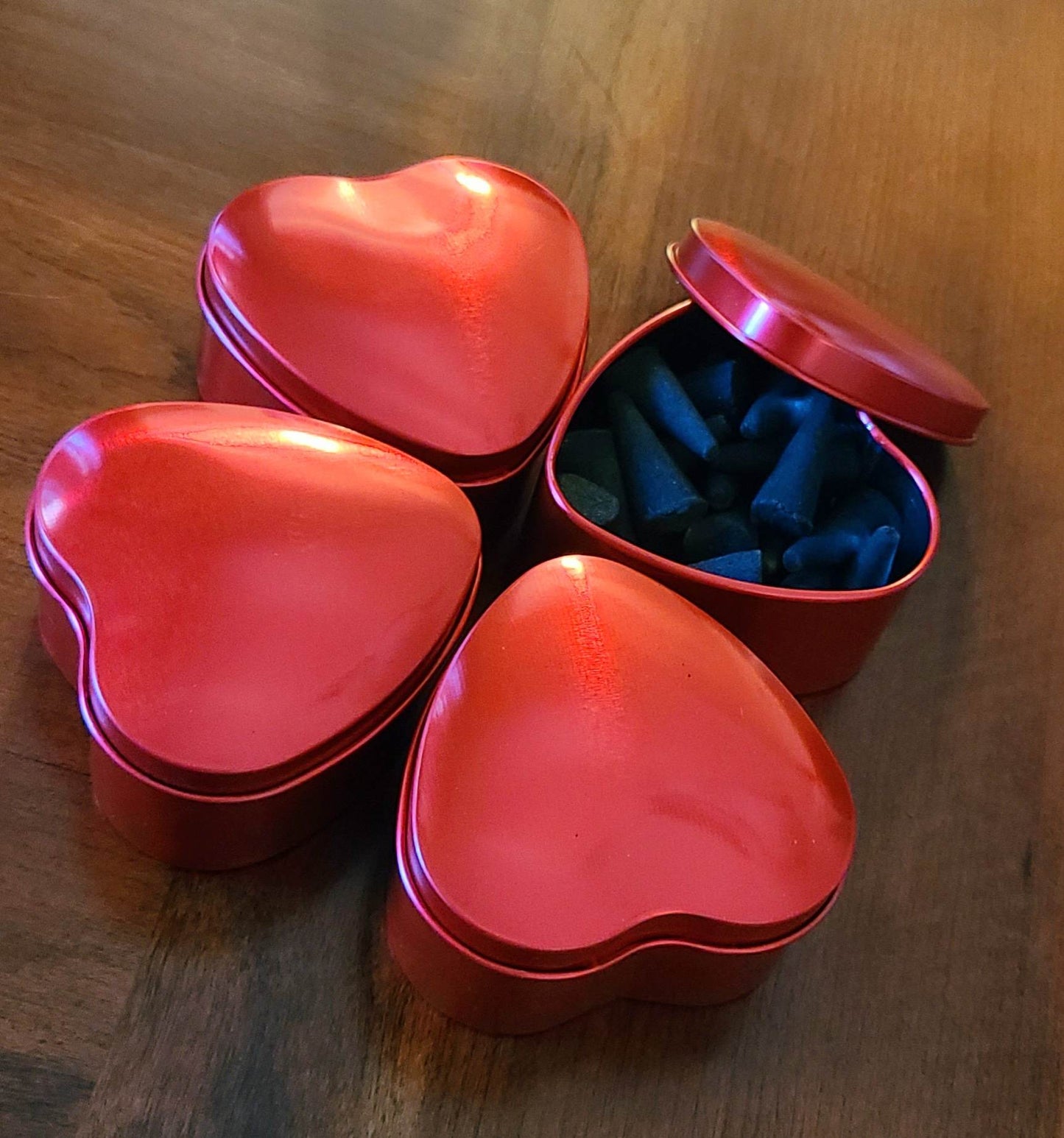 Incense Cone Heart Tin