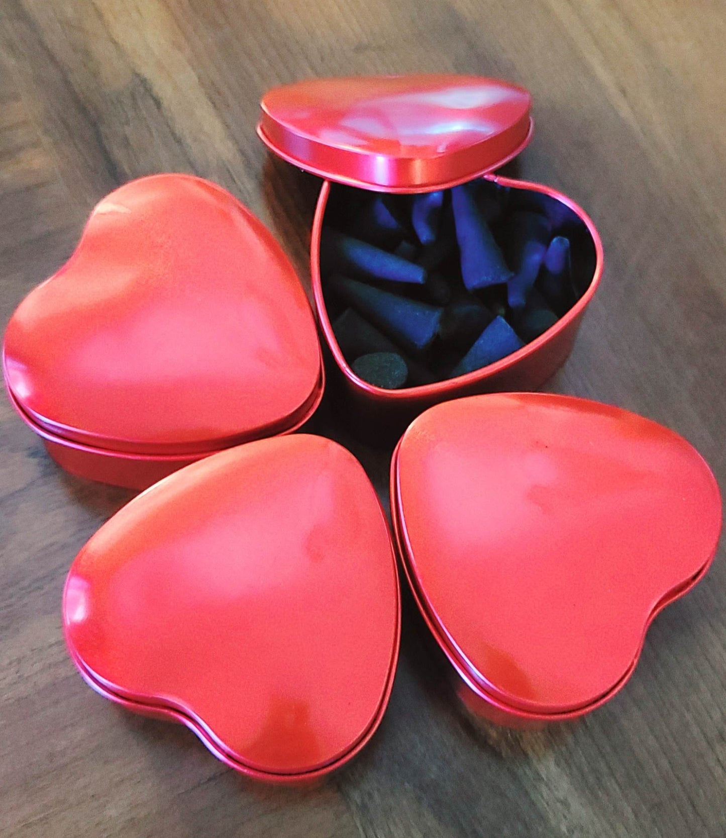 Incense Cone Heart Tin