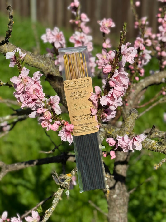 Radiance - soft lilac and other florals with grassy tones